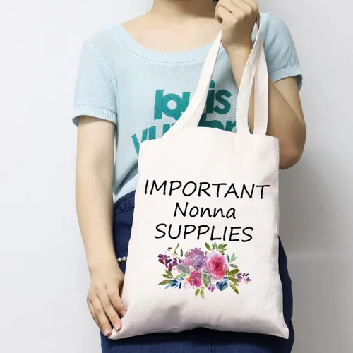 Miniatura 3 de JXGZSO Importante Nonna Supplies Tote Bag Nonna Regalo de cumpleaños Nonna Regalo Nonna Regalo del Día de la Madre