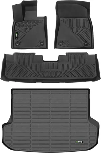 Miniatura 17 de Alfombrillas y revestimiento para maletero para Jeep Grand Cherokee L 2021-2025 (6 pasajeros, sin consola central) con respaldo, revestimientos