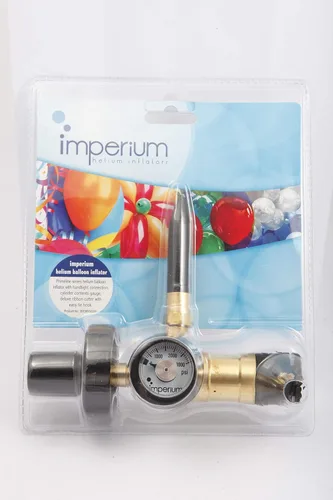 Miniatura 3 de Inflador de helio Imperiaum, conexión Handtitght, calibre, cortador de cinta