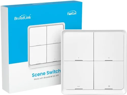 Miniatura 13 de BroadLink Kit de inicio inteligente para el hogar: incluye 3 bombillas, 1 interruptor de escena y 1 concentrador, utiliza tecnología FastCon