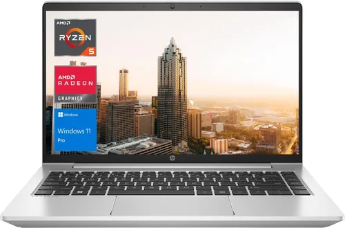 HP ProBook 445 G9 - Laptop empresarial, pantalla FHD no táctil de 14 pulgadas, procesador AMD Ryzen 5 5625U, 32 GB RAM, 512 GB SSD, cámara IR,
