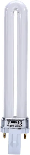 Miniatura 7 de ZJchao Juego de bombillas LED, 4 piezas de 9 W, no inductancia de repuesto, tubo UV, tubo de bombilla de 365 nm, para secador de arte de uñas