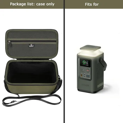 Miniatura 6 de Tourmate Anker PowerCore Reserve 192Wh Power Bank 60,000mAh LiFePO4 Cargador portátil de 60 W de energía portátil, solo funda (verde militar)