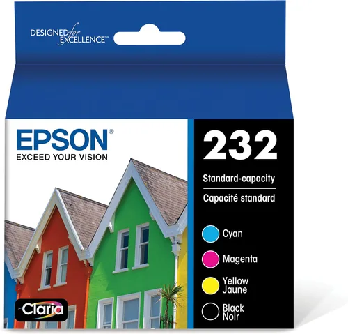 Miniatura 2 de Epson Cartucho de tinta negra T232, alta capacidad y cartuchos de tinta combinados negros y colores T232, capacidad estándar