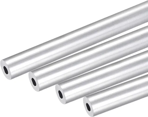 Miniatura 31 de uxcell 6063 Tubo redondo de aluminio 0.236 in OD 0.118 in Diámetro interior 9.843 in Longitud Tubería 4 PC