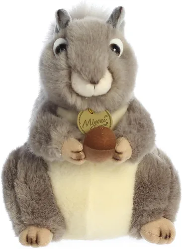 Miniatura 3 de Peluche afelpado con forma de ardilla 8 pulgadas