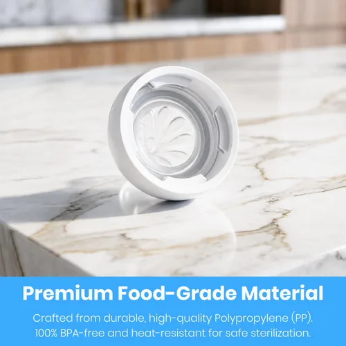 Miniatura 4 de Anillos de repuesto para pezón compatibles con biberones naturales de Philips Avent, se adapta a 4 onzas, 9 onzas, 11 onzas, plástico y vidrio, sin