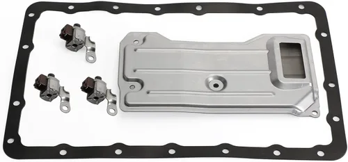 Areyoushop - Kit de filtro de servicio de solenoide de transmisión para automóvil A340 AW4 TCC Lock Up Shift 21347 compatible con Jeep Cherokee