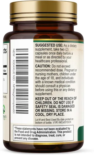 Miniatura 9 de Suplemento complejo de magnesio – Magnesio 500 mg por porción – Mezcla de alta absorción de glicinato, citrato, malato, óxido – Apoya el sueño