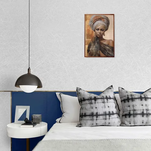 Miniatura 8 de Rompecabezas para adultos, 200 piezas, rompecabezas de mujer negra afroamericana, exquisita formación de pañuelo en la cabeza, imágenes artísticas