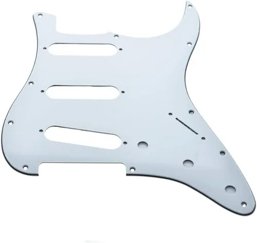 Miniatura 29 de KAISH - Golpeador de 11 agujeros estilo ST/Strat, SSS, para Stratocaster de EE. UU./México, perla de abulón