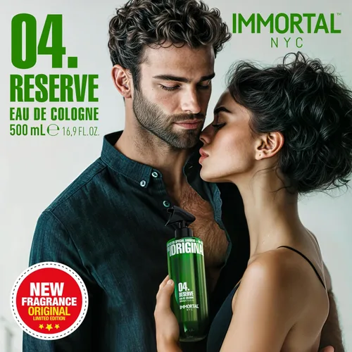 Miniatura 4 de Immortal NYC Reserve 04, Colonia para después del Afeitado en Spray para Cuerpo/Rostro, 17 oz - Exclusivo para Barberos - Suaviza la Piel