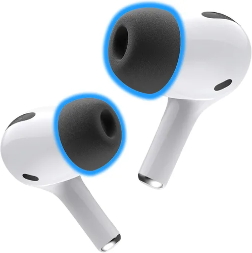 Miniatura 20 de Foam Masters - Almohadillas de espuma viscoelástica para AirPods Pro de 1ª y 2ª generación, cómodas, seguras, mejor cancelación de ruido, versión