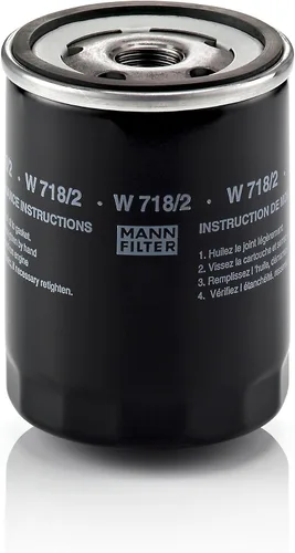 Miniatura 2 de Filtro de aceite de repuesto original MANN W7182