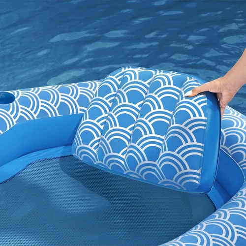 Miniatura 5 de Bestway H2OGO! Flotadores de piscina de felpa de lujo Salones individuales y dobles y tumbonas para adultos