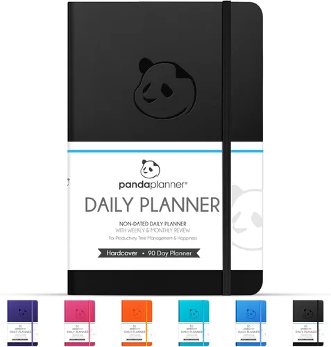 Miniatura 14 de Panda Planner - Agenda diaria 2023, organizador de 90 días para objetivos, gratitud y concentración, agenda semanal y mensual, agenda sin fecha