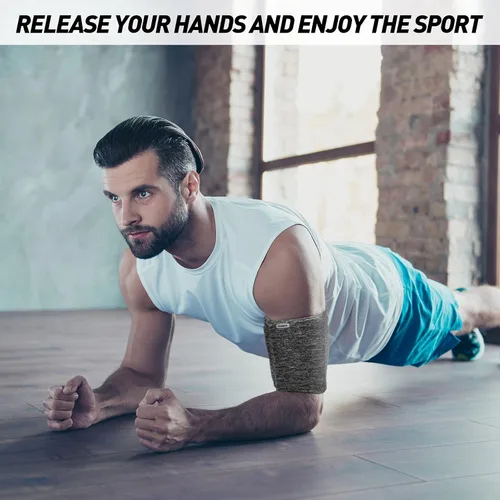 Miniatura 5 de 3 pulseras de teléfono para correr para hombres y mujeres, bandas universales para teléfonos de menos de 7 pulgadas, bandas de brazo para teléfono
