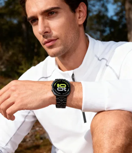 Miniatura 5 de Correas sin huecos compatibles con Samsung Galaxy Watch 8 de 1.575 pulgadas/1.732 pulgadas/Classic 1.811 pulgadas 2025, repuesto de metal de acero