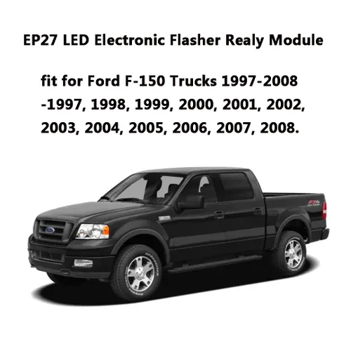 Miniatura 3 de Relé intermitente LED EP27 de 5 pines compatible con Ford F150 1997-2008 1997-2010 Super Duty F250-F550 Ranger 1995-2011 Señal de giro