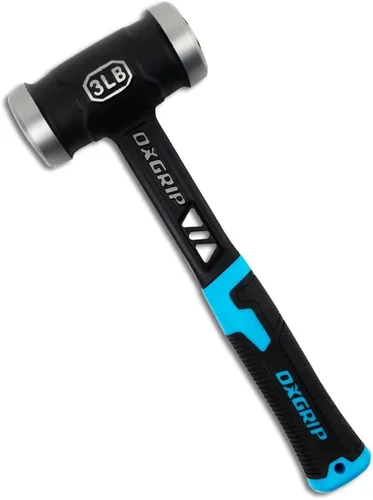 OX Pro Ultrastrike Martillo de trineo de 3 lb con amortiguación de vibraciones, cuello puenteado y empuñadura ergonómica antideslizante -