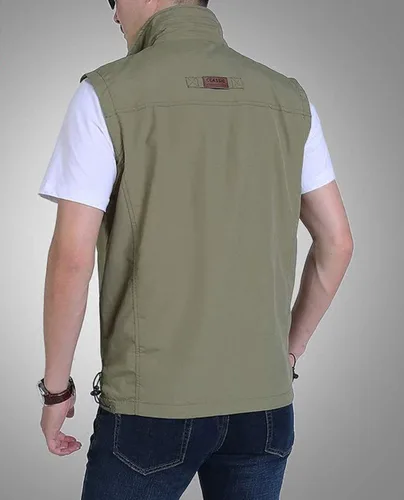 Miniatura 3 de Duyang - Chaleco de safari para hombre ligero y de secado rápido