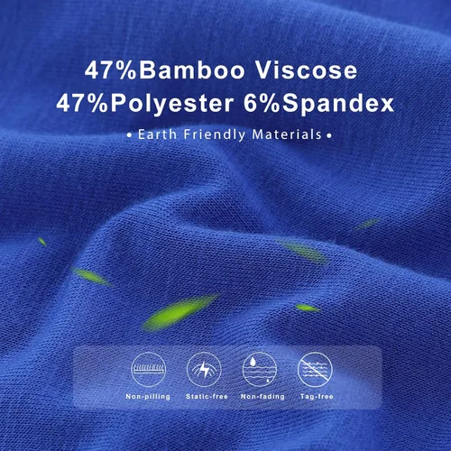 Miniatura 7 de BAMBOO COOL Ropa interior para hombre, con bolsa 3D, ultra suave, para hombre, ropa interior deportiva elástica