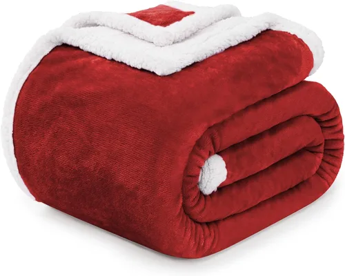 Miniatura 15 de Beautex Manta de Vellón Sherpa Beige Crema, Manta Suave y Esponjosa de Franela y Felpa, Manta Acogedora y Suavísima para Sofá, Cama y Adultos
