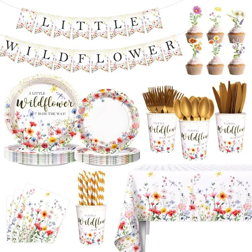 Miniatura 9 de AIBIIN 112 PCS Platos de Fiesta de Princesa, Decoraciones de Cumpleaños de Princesa, Juego de Vajilla de Fiesta de Princesa de Érase Una Vez