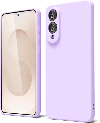 Miniatura 96 de oakxco Funda para teléfono Samsung Galaxy S21 Ultra con agarre de silicona líquida, bonita funda delgada y delgada de goma suave de TPU lisa