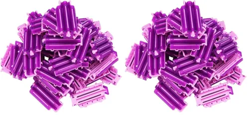 Miniatura 10 de Mikinona Juego de 45 pinzas y rodillos para el cabello, herramienta de volumen para mujeres, rizadores de permanentes, varillas y almohadillas