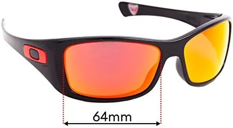 Miniatura 3 de SFX - Lentes de repuesto para Oakley Hijinx OO9021 (2.520in)