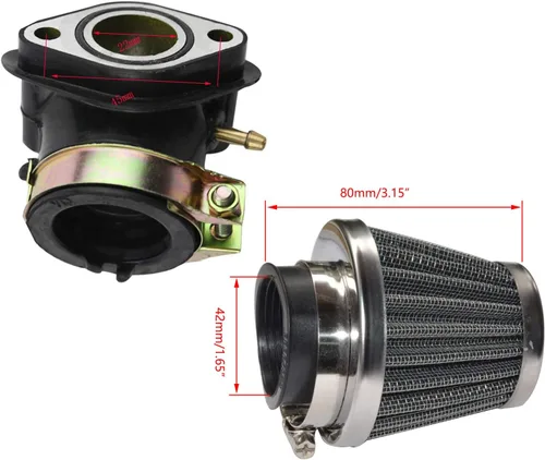 Miniatura 7 de GY6 (150cc) Carburador para motores de 150cc 125cc 152QMJ 157QMJ de 4 tiempos, con estrangulador eléctrico para motocicleta y scooter - Carburador