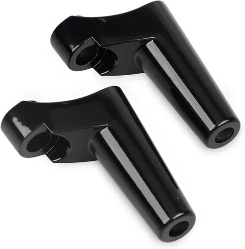Miniatura 3 de Kit de reubicación de soportes de señal de giro delantero negro para Harley Sportster XL 883 1200 1988 y posteriores, Dyna 1991-2005
