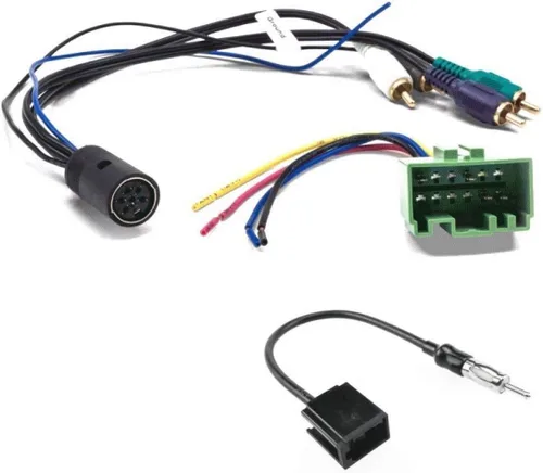 Arnés de cable de radio estéreo para automóvil y adaptador de antena para instalar una radio de posventa para algunos vehículos Volvo, con sistema