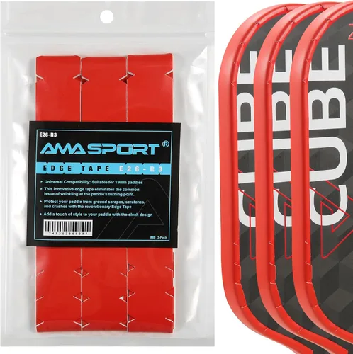 Miniatura 35 de PICKLETECH Cinta de protección de pala de pickleball – Protector de borde de cabeza de paleta – Cinta de protección de borde de raqueta ajuste