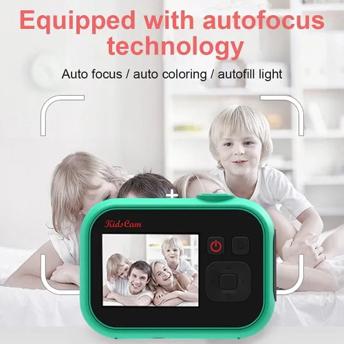 Miniatura 4 de SLuB Cámara para niños, juguetes de cámara para niños, mini cámara digital para niños, cámaras de juguete para niños y niñas, con tarjeta SD 32G
