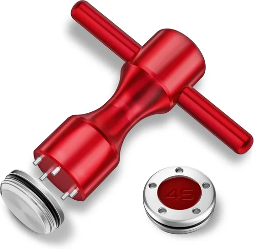 Miniatura 11 de Peso de cabeza de golf, 2 unidades. Pesos personalizados de golf de 0.35 oz+llave roja compatible con Titleist Scotty Cameron Putters Newport
