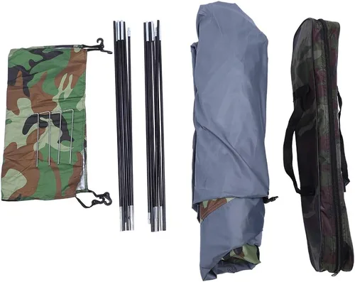 Miniatura 7 de HOBBN - Tienda de campaña de camuflaje para 3 – 4 personas, tela impermeable para mochileros, tiendas de campaña familiares, para senderismo