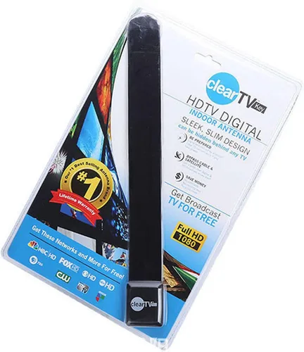 Antena de TV, HD Clear TV Key Digital Receptor de señal interior Amplificador de antena, recibe canales de TV gratis, fácil instalación