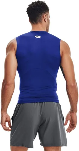 Miniatura 2 de Under Armour HeatGear - Camiseta de compresión sin mangas, para hombre