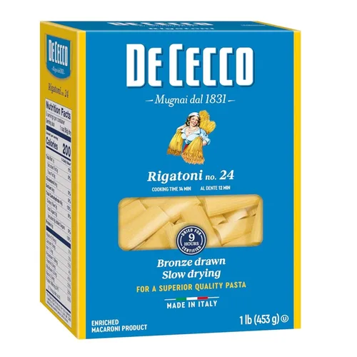 Miniatura 13 de De Cecco Penne Rigate - Trigo entero, 13.25 oz