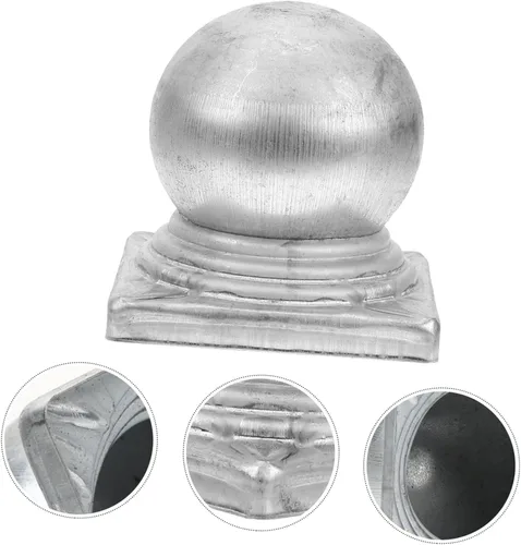 Miniatura 4 de DOITOOL 4 tapas decorativas para postes de valla con forma de cubierta para diseño resistente a la intemperie, fácil instalación para mejorar