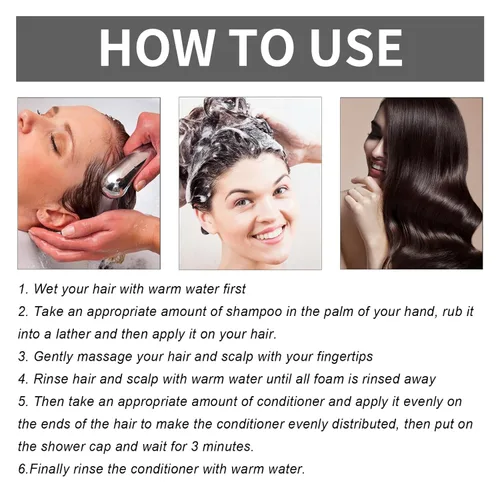 Miniatura 5 de Champú de aceite Batana de 10.1 fl oz, champú Batana, aceite de batana para el crecimiento del cabello, aceite de batana para el crecimiento del 2pc