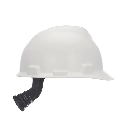 Miniatura 5 de MSA 10203081 V-Gard - Casco de seguridad estilo gorra, con suspensión de trinquete Fas-Trac III, carcasa de polietileno, protección contra impactos