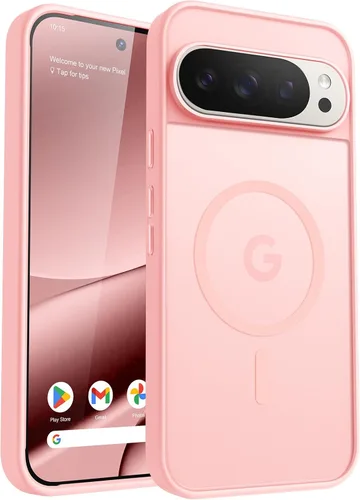 Miniatura 142 de Funda para teléfono Google Pixel 9 Pro XL, Compatible con Magnético, Protección contra Caídas de Grado Militar Translúcida Mate Resistente a Golpes