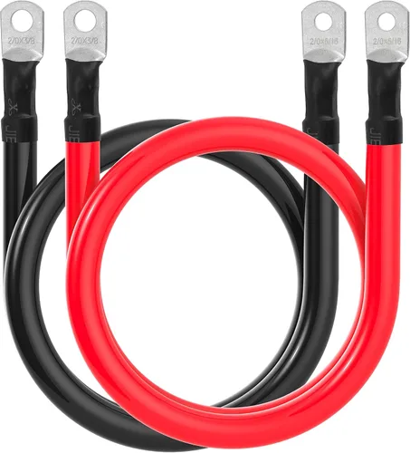 Miniatura 12 de Cable de batería 1/0 AWG 1/0AWG Calibre Cables de inversor de batería para automotriz, solar, marino, barco, RV, automóvil, motocicleta