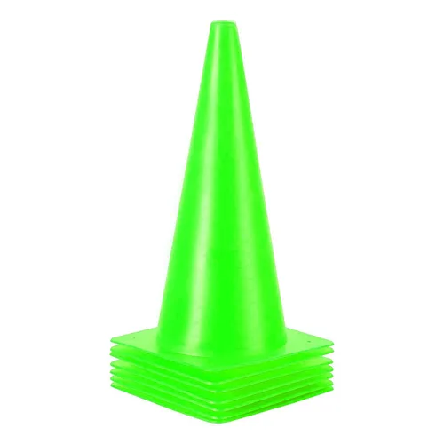 Miniatura 11 de Conos de seguridad de tráfico de 15 pulgadas, paquete de 7 conos de estacionamiento naranjas, conos de plástico para actividades en interiores