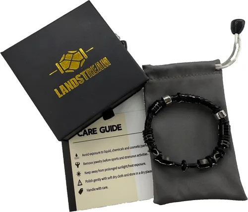 Miniatura 7 de Men’s Leather Bracelet – Stainless Steel Clasp, Adjustable Wrap Design, Stylish Jewelry Gift for Him