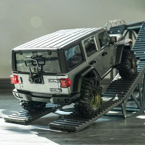 Miniatura 6 de INJORA Carcasa de distancia entre ejes de 6.10 pulgadas de 4.69 oz, kit de cuerpo de techo rígido ABS con parachoques delantero trasero para TRX4M