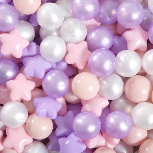 Miniatura 25 de GOGOSO Pelotas de juego de bolas de plástico para bebés, niños y niñas, decoración de casa de juegos, piscina, diversión sin ftalatos, sin BPA, Un